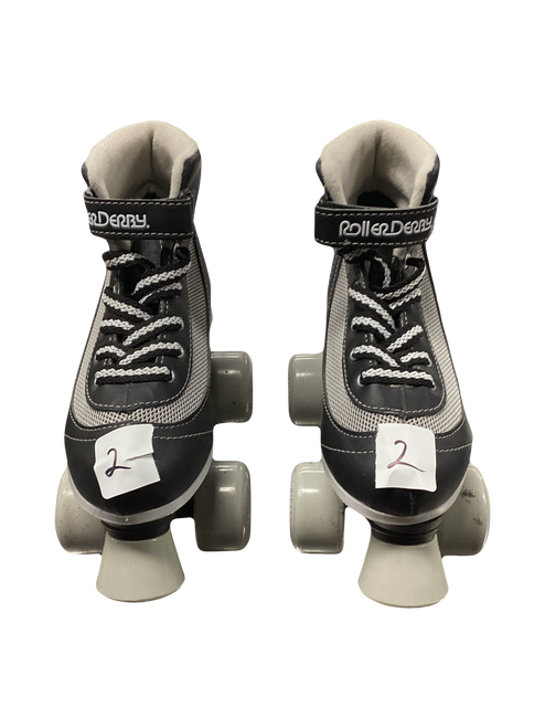 Vist Large View of Product Image Which is Used RollerDerby FIRESTAR Junior Rec Fitness Skates Black Junior 02