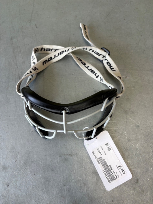 Vist Large View of Product Image Which is Used Harrow MASK Lacrosse Facial Protect Black Senior