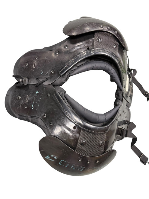 Vist Large View of Product Image Which is Used Champro SCORPION FB Shoulder Pads Black MD