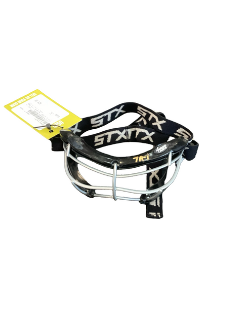 Vist Large View of Product Image Which is Used STX 4 SIGHT PLUS-S Lacrosse Facial Protect Black Youth