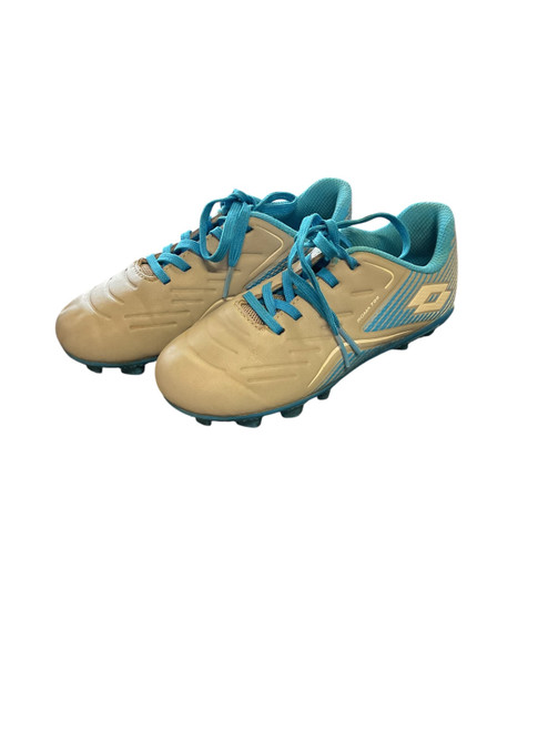 Vist Large View of Product Image Which is Used Lotto Soccer Cleats White Youth 13.0