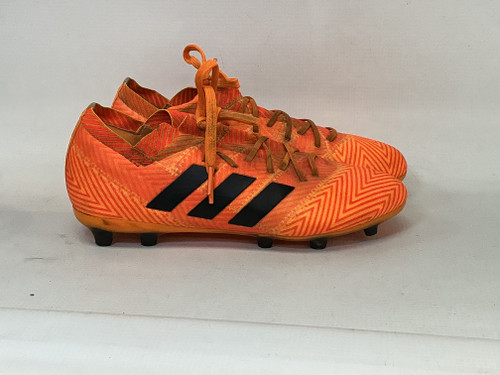Vist Large View of Product Image Which is Used Adidas Soccer Cleats Orange Junior 05