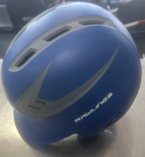 Vist Large View of Product Image Which is Used Rawlings HELMET Batting Helmet No Mask Navy Blue S/M