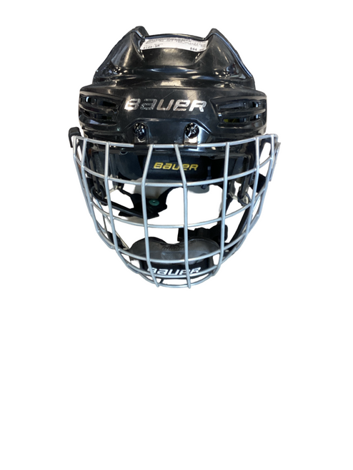 Vist Large View of Product Image Which is Bauer RE-AKT 100 Helmet Cage Combo Black SM