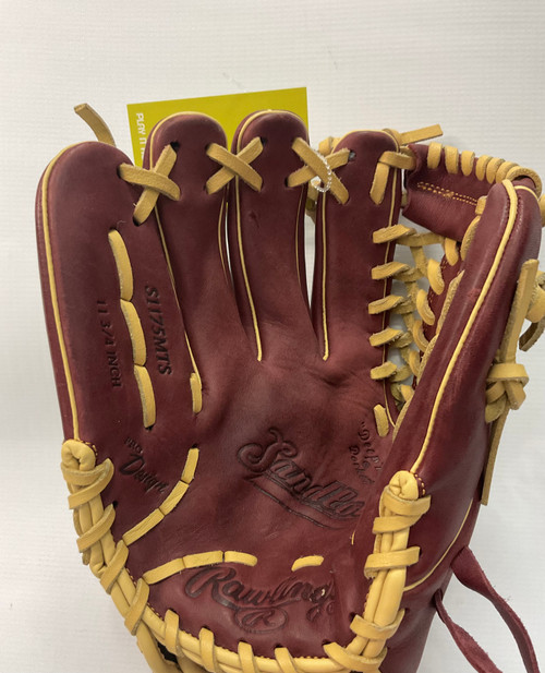 Vist Large View of Product Image Which is Used Rawlings SANDLOT BB/SB Glove LH Throw Maroon 11 3/4"
