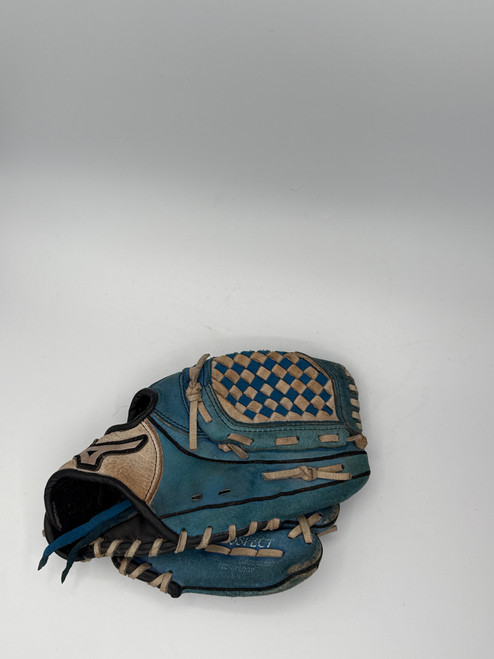 Vist Large View of Product Image Which is Used Mizuno BB/SB Glove RH Throw Royal Blue 10 3/4"