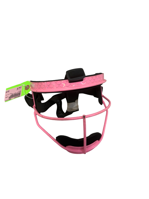Vist Large View of Product Image Which is Used RIP-IT PLAY BALL Youth Softball Fielders Mask Pink