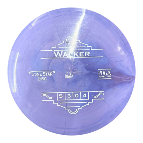 Vist Large View of Product Image Which is Used Lone Star Disc WALKER Disc Golf Mid Range Navy Blue 174g
