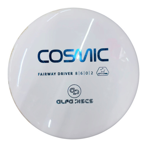 Vist Large View of Product Image Which is Used ALFA COSMIC Disc Golf Driver White 176g