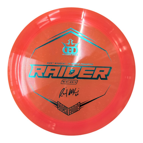 Vist Large View of Product Image Which is Used Dynamic Discs SOCKIBOMB RAIDER Disc Golf Driver Orange 173g