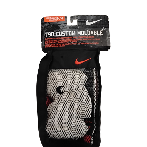 Vist Large View of Product Image Which is Used Nike T90 Bike Shin Guards Black MD