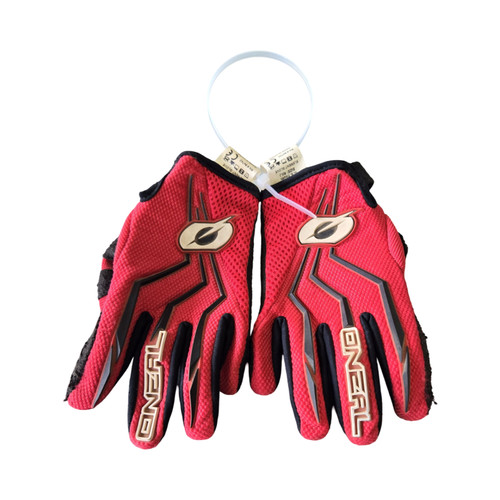 Vist Large View of Product Image Which is Used O'Neill MOTOCROSS YOUTH GLOVES Junior Gloves Red 6"