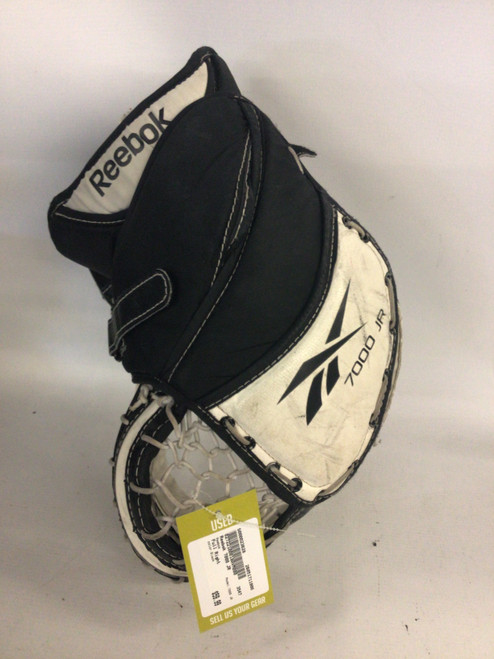 Vist Large View of Product Image Which is Used Reebok 7000 JR Junior Goalie Catcher Black