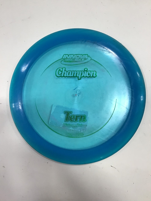 Vist Large View of Product Image Which is Used Innova CHAMPION TERN Disc Golf Driver Royal Blue 168g