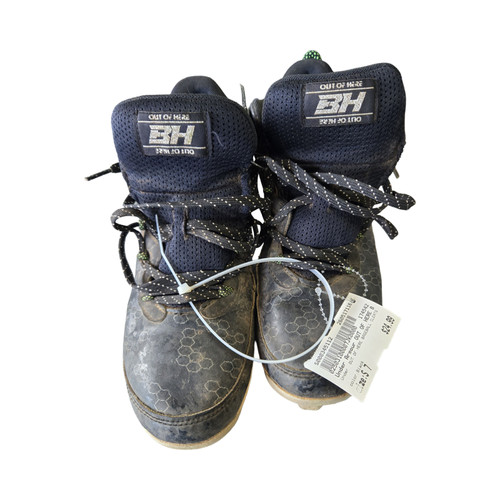 Vist Large View of Product Image Which is Used Under Armour OUT OF HERE BASEBALL CLEATS SIZE 7 BB/SB Cleats Black Senior 7