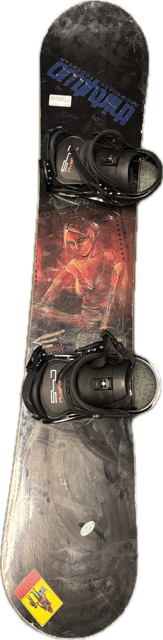 Vist Large View of Product Image Which is Used REWIND SERIES Mens Snowboard Black 153 cm