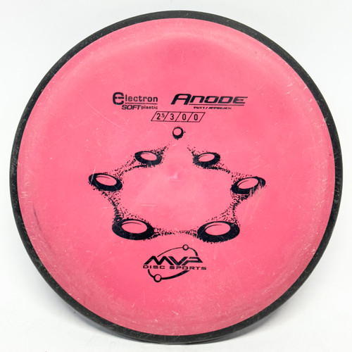 Vist Large View of Product Image Which is Used MVP ELECTRON SOFT ANODE Disc Golf Putter Cardinal 172g