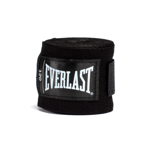 Vist Large View of Product Image Which is Everlast Core 120-inch Hand Wraps, Black