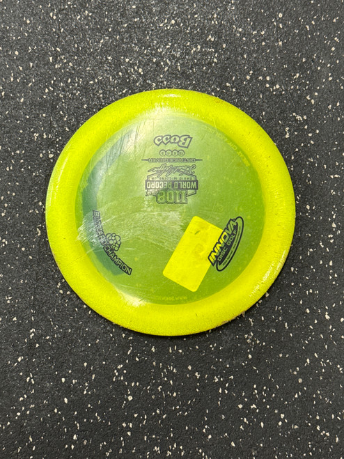 Vist Large View of Product Image Which is Used Innova BOSS BLIZZARD CHAMPION Disc Golf Driver Yellow