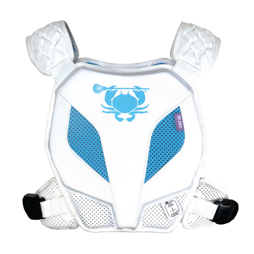 Vist Large View of Product Image Which is ECD Echo Lacrosse Shoulder Pads, White