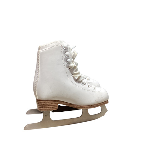 Vist Large View of Product Image Which is Used DSG FIGURE Girls Figure Skate White Youth 10.0