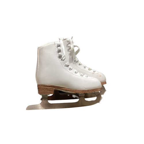 Vist Large View of Product Image Which is Used DSG FIGURE Girls Figure Skate White Youth 11.0