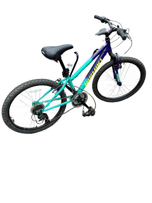 Vist Large View of Product Image Which is Used Nishiki PUEBLO 24 Mountain Bike Girls Green 24”
