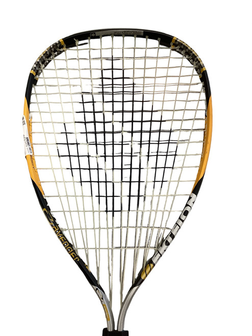 Vist Large View of Product Image Which is Used Ektelon AVENGER Adult Racquetball Racquet Black/Orange/White Unknown