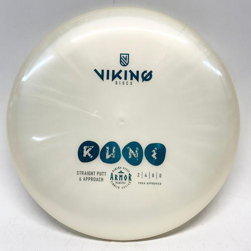 Vist Large View of Product Image Which is Used VIKING ARMOR RUNE Disc Golf Putter Pearl 174g
