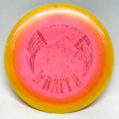 Vist Large View of Product Image Which is Used Innova HALO STAR WRAITH Disc Golf Driver Pink 166g