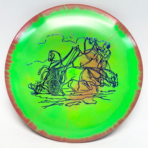 Vist Large View of Product Image Which is Used Infinite Discs HALO S BLEND EXODUS Disc Golf Driver Kelly green 174g