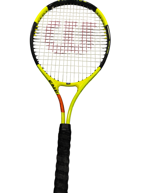 Vist Large View of Product Image Which is Used Wilson ENERGY TITANIUM Adult Tennis Racquet Yellow Unknown