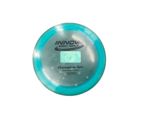 Vist Large View of Product Image Which is Used Innova CHAMP APE Disc Golf Driver Turquoise