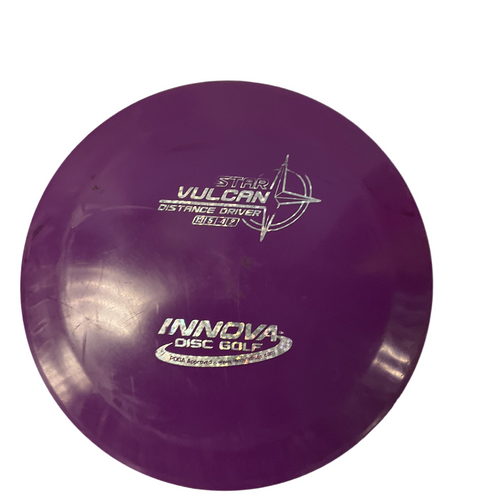 Vist Large View of Product Image Which is Used Innova STAR VULCAN Disc Golf Driver Purple