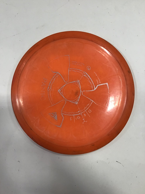 Vist Large View of Product Image Which is Used Axiom NEUTRON PANIC Disc Golf Driver Orange 169g