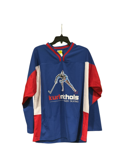 Vist Large View of Product Image Which is Used Hockey Practice Jersey Royal Blue LG