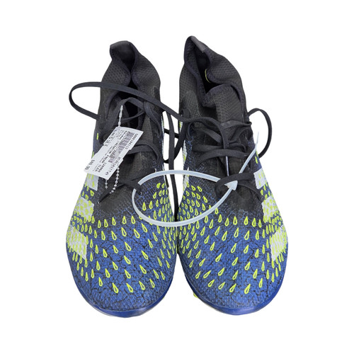 Vist Large View of Product Image Which is Used Adidas PREDATOR FREAK CLEATS Soccer Cleats Navy Blue Senior 10.5