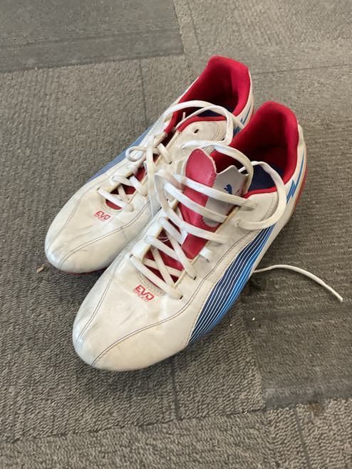 Vist Large View of Product Image Which is Used Puma EVO SPEED Soccer Cleats Red Senior 9