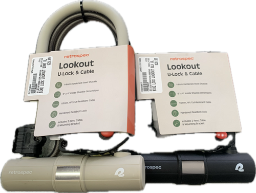 Vist Large View of Product Image Which is New BIKE LOCK LOOKOUT BONE UL