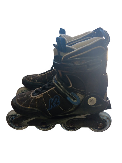 Vist Large View of Product Image Which is Used K2 IMPULSE Senior Rec Fitness Skates Black Senior 8