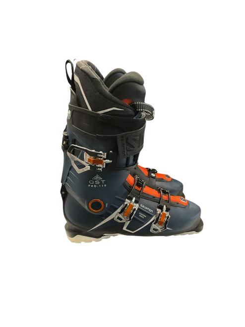 Vist Large View of Product Image Which is Used Salomon QST PRO.120 SZ 28.0 Mens DH Ski Boot Navy Blue 280 MP - M10 - W11