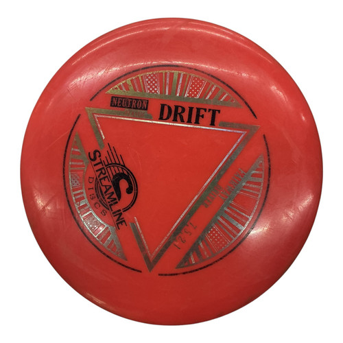 Vist Large View of Product Image Which is Used Streamline NEUTRON DRIFT Disc Golf Driver Red 177g