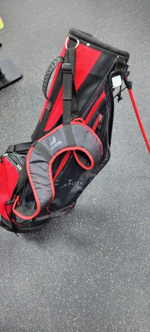 Vist Large View of Product Image Which is Used Top Flite 6 WAY STAND BAG Mens Stand Bag Black
