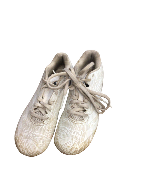 Vist Large View of Product Image Which is Used Adidas Soccer Cleats White Junior 01