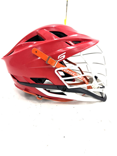 Vist Large View of Product Image Which is Used Cascade CASCADE S Lacrosse Helmet Red One Size