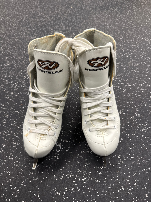 Vist Large View of Product Image Which is Used Hespeler Girls Figure Skate White Junior 05