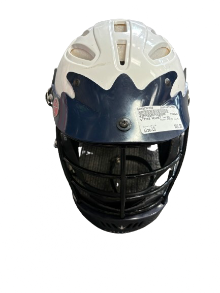 Vist Large View of Product Image Which is Used STRYKE HELMET Lacrosse Helmet White LG