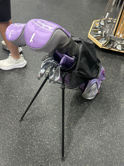 Vist Large View of Product Image Which is Used MacGregor TOURNEY Womens Package Set LH Purple 8 Piece