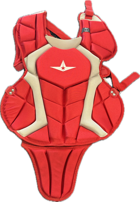 Vist Large View of Product Image Which is Used All Star CHEST PROTECTOR Catchers Chest Protector Black Intermed