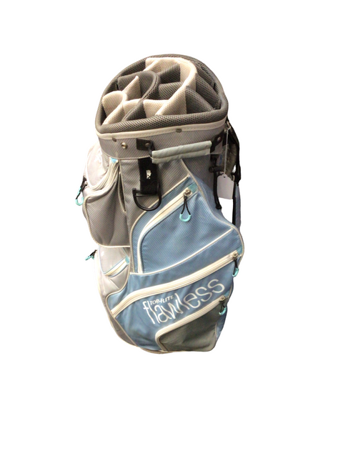 Vist Large View of Product Image Which is Used Top Flite FLAWLESS Womens Cart Bag Carolina Blue